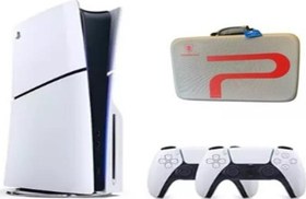 Resim Sony Playstation 5 Slim CD Versiyon + 2. Dualsense Ps5 Kol+ Sony Playstation 5 Taşıma Çantası Gri 