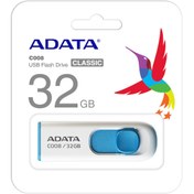 Resim Adata C008\u002F32GB 32GB USB2.0 Classic (White + Blue) Flash Bellek 