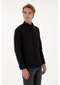 Resim U.s. Polo Assn. Goxreg025k Siyah Erkek Gömlek 2225434 Siyah 