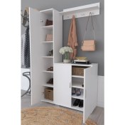 Resim Haus Modüler Berrak Ayakkabılık&portmanto - Beyaz 