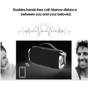 Resim Vkemall Hopestar H36: İki Hoparlörlü Bluetooth Hoparlör, Fm Radyo, Tf Kart/usb Destekli, El Desteği Konuşmaları, Acil Power Bank, Taşınabilir Design 