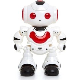 Resim Farbu Oyuncak Uzaktan Kumandalı Işıklı Müzikli Dans Eden Akıllı Robot Kırmızı A7367-j608-2 
