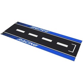 Resim GOGOPREMİUM UNİVERSAL MAVİ DESENLİ 80 X 220 cm KAYDIRMAZ MOTOSİKLET HALISI 