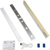 Resim Fortunelane Kablosuz Şarjlı Vücut Algılama Lambası, Otomatik Açma-kapama, 3 Renk, 60cm, 6 Işık Pimi, Beyaz Led Beyaz 