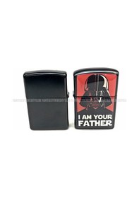 Resim Star Wars I Am Your Mother Mat Siyah Kapaklı Benzinli Çakmak 