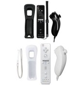 Resim Nintendo Wii 2in1 Motion Plus Remote Kontroller + Nunchuk Kontroller Set Siyah 