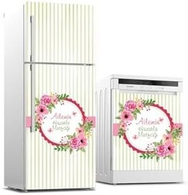 Resim Buzdolabı Ve Bulaşık Makinesi Takım Sticker 0066 