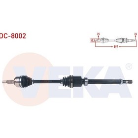 Resim Komple Aks Sag On Uzunluk 897mm Dacıa Dokker 1.5 Dcı - 1.6i 6 Vı 