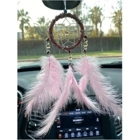 Resim Araç Balkon Aksesuar El Yapımı Pembe Bebek Odası, Kapı Süsü, Araba Dikiz Aynası 20 