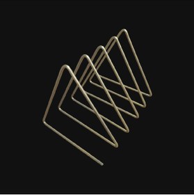 Resim GO DEKOR Modern Tasarım Metal Dergilik Kiti Iskandinav 3'gen 4 Gözlü Dergilik & Gazetelik GOLD 