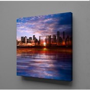 Resim Gün Doğuşu Ve Batışı Deniz Kanvas Tablo 