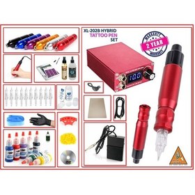 Resim Xl-202B Hybrıd Redkalem Tipi Kartuş İğneli Tattoo Dövme Makinası 
