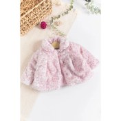 Resim Babymod Leopar Desenli Peluş Kız Bebek Mont 