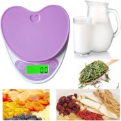 Resim Hainan Shenda 5kg/1g Yüksek Hassasiyetli Mutfak Terazisi LCD Dijital Tartı - Mor (Yurt Dışından) 