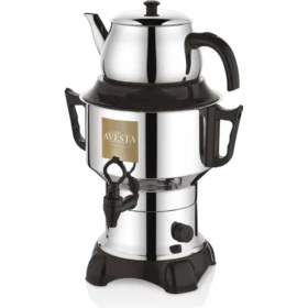 Resim Allians Pratik 4,5 Lt Çelik Elektrikli Semaver, Armağan Modeli, Şık ve Dayanıklı 