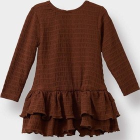 Resim Defacto Kız Bebek Uzun Kollu Elbise G1371a525aubn250 Kahve 