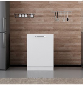 Resim Minar Mutfak Alt Modül 1k 60cm Evye Dolap Beyaz - B1 