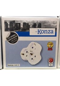 Resim Golyat 3'Lü Priz Topraklı Papatya Çoğaltıcı Siyah Konza 