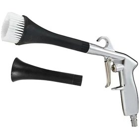 Resim Dofolink Alüminyum Alüminyum Plastik Amerikan Bağlantı Açık Hava Fişi İle Yüksek Basınçlı Pnömatik Fırçalı Ve Trompetli Araç İç Dolu Temizleme Silahı 