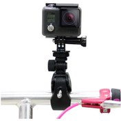 Resim Cbtx Puluz Pu177b Motosiklet Bisiklet Gidon Tutucu Gopro Hero 7/6/5, Djı Osmo Aktik Kamera 