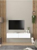 Resim Dorpek Jorah Tv Sehpası 135 Cm Beyaz 