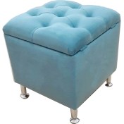 Resim Sandıklı Kapitone Puf 40X40 