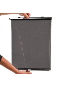 Resim Araba İçi Katlanabilir Araç Oto Ön Cam Güneşlik Branda 50X125Cm-Siyah 