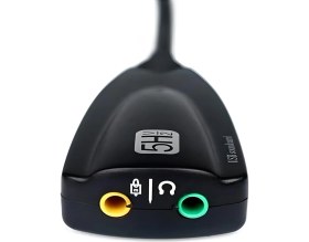 Resim Ulu Bilgisayar 7.1 USB Ses Kartı Harici 12 Kanal 5hv2 Destekli Tak Çalıştır Çevirici 