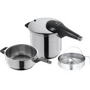 Resim WMF Perfect 6.5 lt + 3 lt Düdüklü Tencere Seti 