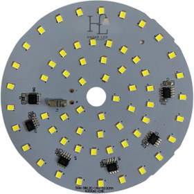 Resim Hazar Led 220 Volt 50 Watt SMD 2835 Ledli Hazır Projektör Ledi Beyaz Yuvarlak PCB Avize Ledi 
