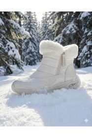 Resim SKECHERS ARCH FİT SMOOTH - COOL PUFF Kadın Beyaz Kar Botu 167252 WWHT 