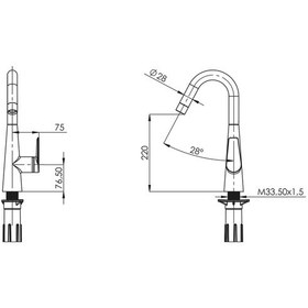 Resim Teska Axis Eviye Bataryası-Krom 
