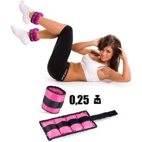 Resim Spor Byfit 0,25 Kg x 2 Adet Pembe El veya Ayak Bileği Ağırlığı Pembe 