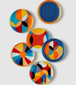 Resim The Mia Shapes Pasta Tabağı 6 Kişilik 