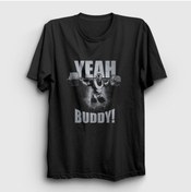 Resim Presmono Unisex Siyah Yeah Buddy Gym Spor Ronnie Coleman T-shirt 363788tt 