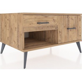 Resim Kronos Şifonyer 2 Çekmeceli 88x59x48 Çam-çam Çam 