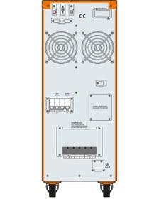 Resim Makelsan 10kva Powerpack Se 1/1 Online Ups 12v 9amper Kurulum 