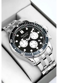 Resim Ferrucci Function Erkek Kol Saati Gümüş-yeşil Çelik Kordon 3atm Suya Dayanıklı Sdfer095 Gümüş - Yeşil 