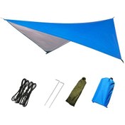 Resim Kosona Çok Amaçlı Dış Mekan Tenteği - Su Geçirmez Güneş Engeli, Çadır Döşemi, Piknik Matı - Mavi 230x210cm Mavi 