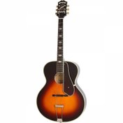 Resim Epiphone De Luxe Hollow-Body Elektro Akustik Gitar (Vintage Burst) 