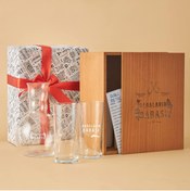 Resim STOREMAX Babası Esprili Ahşap Kutulu Rakı Seti 1185222 