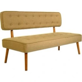 Resim Ze10 Design Westwood Loveseat Iikili Kanepe Sütlü Kahve 