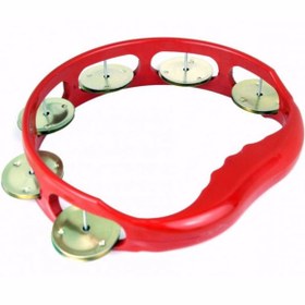 Resim Muensu 5 Adet Kırmızı Gelin Nedime Tefi, Kına Gecesi Düğün Sünnet Zilli Tef 5 Adet Def 