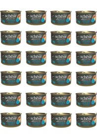 Resim Schesir After Dark Parça Etli Tavuk Ve Bıldırcın Yumurtalı Kedi Konserve 80 Gr. X 24 Adet 