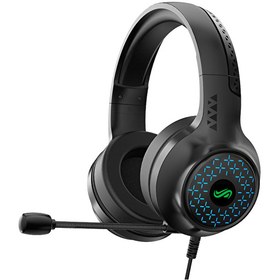 Resim GTX Naja K03-402 USB + Jack RGB Siyah Oyuncu Kulaklığı 
