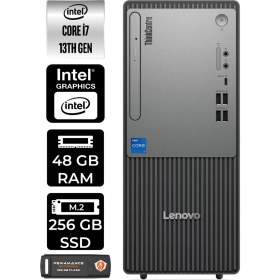 Resim Lenovo Thinkcentre Neo 50T Gen 5 Intel Core I7 13700 48GB 256GB SSD W11H Masaüstü Bilgisayar & Per4 USB Bellek 12UB000LTRP366 