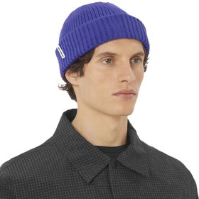Resim Salomon Docker Beanie Unisex Mor Bere 