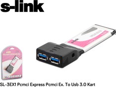 Resim SL-3EX1 2 Port Usb 3.0 Pcmcı Express Kart S-Link