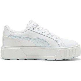 Resim Puma Karmen Kadın Spor Ayakkabı 38461517 Beyaz-su Yeşili Beyaz 