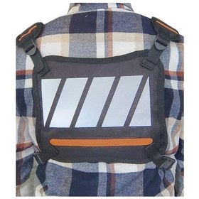 Resim Reflektörlü Gögüs Çantası Kan Grubu O- Türk Bayrağı Su Geçirmez 